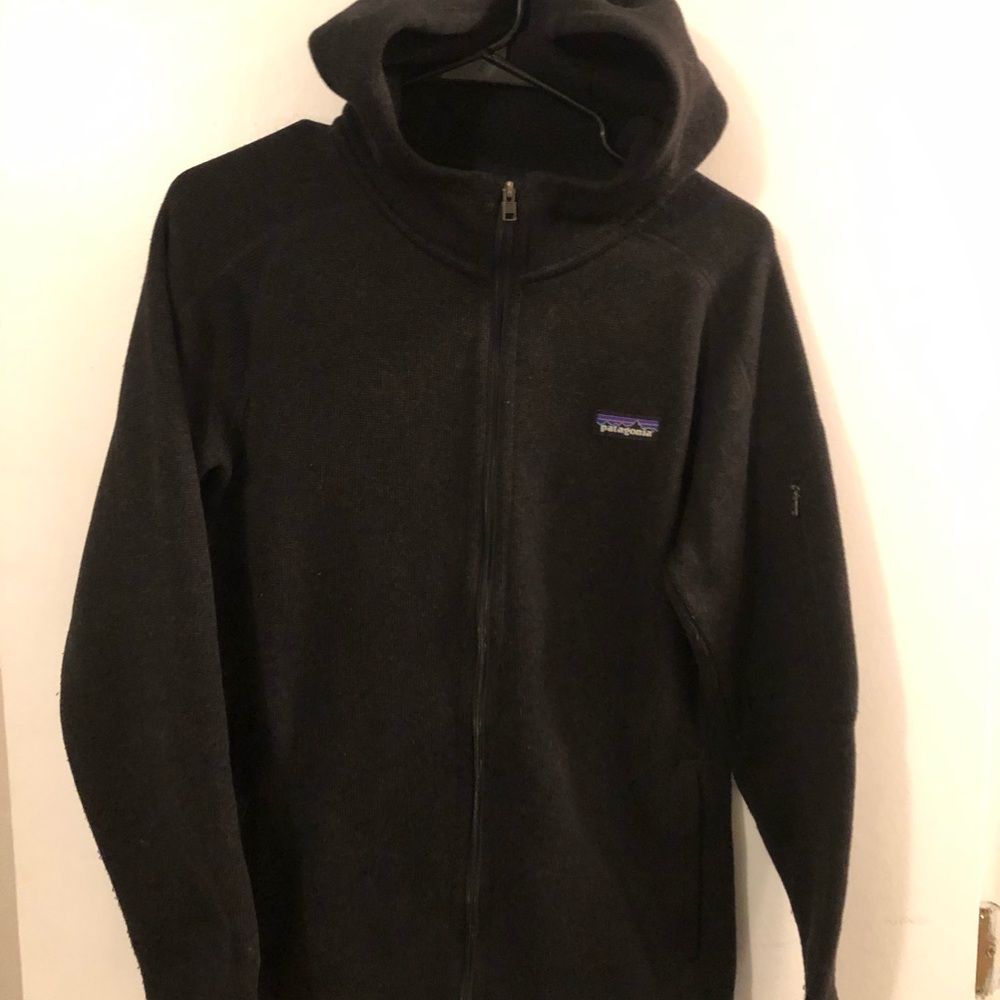Black Patagonia Hooded Better Sweater Size Large